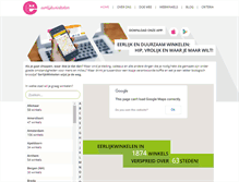 Tablet Screenshot of eerlijkwinkelen.nl